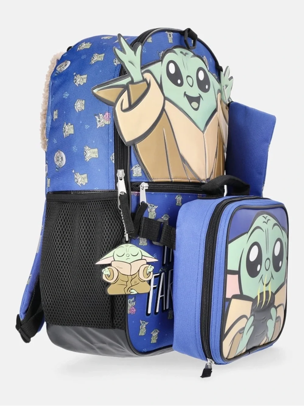 Star Wars The Child (Grogu) Blue Kids 6pc Backpack & Lunch Set W6